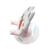 Cute pink rabbit-shaped phone stand, creative multi-functional desktop support, adjustable portable accessory Item Picture